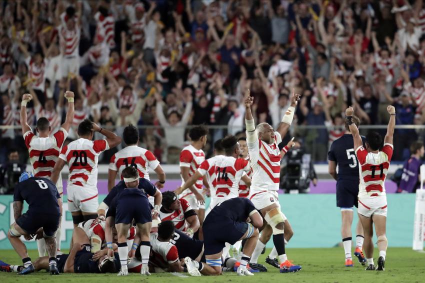 RWC 2019 Japan beats Scotland